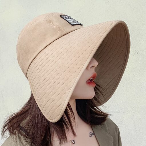 Women Summer Large Wide Brim Adjustable Visor Beach Hats Foldable Anti-UV Women Sun Hat Outdoor Travel Panama Female Cap Bonnet