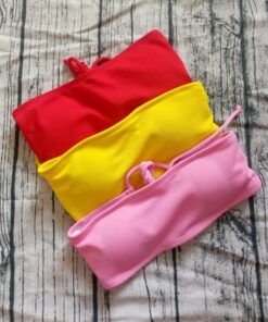 2019 Solid Bikini Brazillian Swimsuit Women Bikini Set Sexy Off Shoulder Swimwear Female Swimming Biquini Maillot De Bain Femme