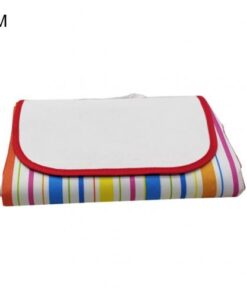 Portable Foldable Outdoor Camping Mat Widen Picnic Mat Plaid Beach Blanket Baby Multiplayer Mat Waterproof Beach Carpet