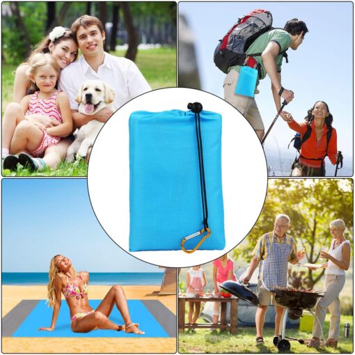 2*2M Portable Picnic Mat Waterproof Beach Mat Pocket Blanket Camping Tent Ground Mat Mattress Outdoor Camping Sleeping Mat