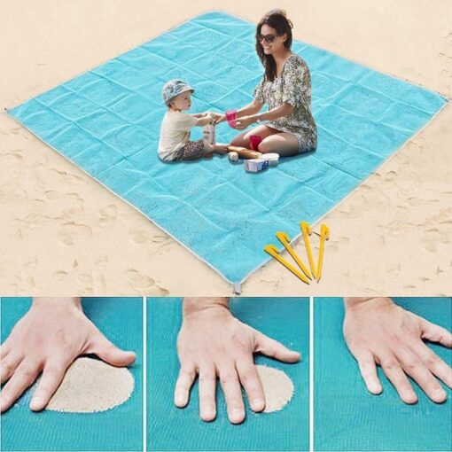 Outdoor Camping Mat Beach Mat Outdoor Travel Magic Sand Mat Beach Picnic Camping Waterproof Mattress Blanket Folding Beach Mat