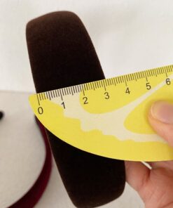 1PC Fashion Women Summer Velvet Headband Vintage Wide Side Press Elastic Hair Bands Soft Solid Girls Headwear Hair Accessories