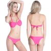 Hot Sales Underwire Cup Bkini 2020 Plump Looking Push Up Bra Beach Bikini Set Sexy Open Female High Quality Women Swimsuit XXL