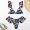 Cute Bikinis 2021 Sexy Bikini Set Micro Bikini Ruffle Swimsuits Female Swimwear Thong Bathing Suit Brazilian Biquini Bather