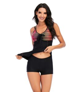 Swimwear Plus Size Female Tankini Bodysuit Two piece Flat angle Bathing Suit 2020 New Sport Swimsuit Women Beach wear Swimming