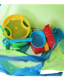 Portable Beach Bag Swimming Bag Outdoor Beach Park Swimming Kids Children Toys Towel Clothes Mesh Storage Bag Organizer