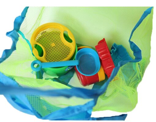 Portable Beach Bag Swimming Bag Outdoor Beach Park Swimming Kids Children Toys Towel Clothes Mesh Storage Bag Organizer