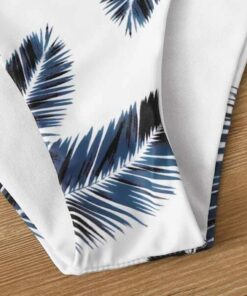 2020 Summer Women Leaves Floral Random Print Bikini Set Push-Up Swimsuit Beachwear Padded Separate Swimwear купальник