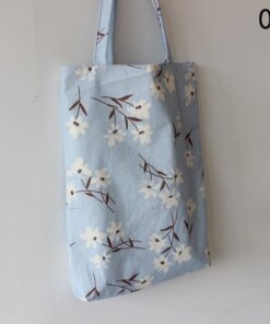 41*32cm New Arrival Women Girl Foldable Reusable Print Shopping Bag Eco Tote Handbag Beach Bag Cotton Linen Shoulder Bag