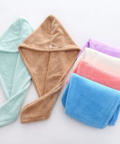 Women Bathroom Super Absorbent Quick-drying Thicker microfiber Bath Towel Hair Dry Cap Salon Towel rapid drying hair towel