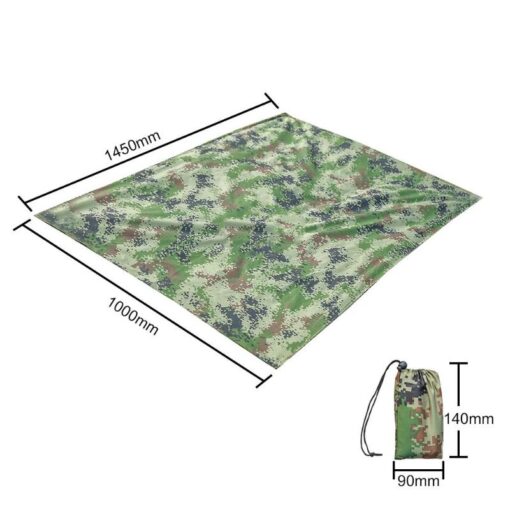 Durable Camping Mat Sand Beach Camouflage Moisture Blanket Outdoor Picnic Camping Waterproof Mat for Hiking and Travel