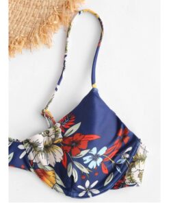Sale Bikini Summer Floral Bikini Set Low Waist Swimwear Women Brazilian Bathing Suit Sexy Swimsuit Female Brazilian Biquini Q30