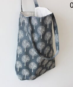 41*32cm New Arrival Women Girl Foldable Reusable Print Shopping Bag Eco Tote Handbag Beach Bag Cotton Linen Shoulder Bag