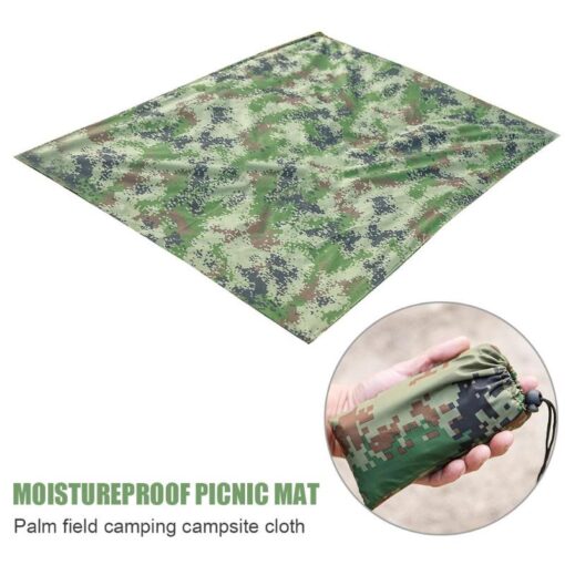 Durable Camping Mat Sand Beach Camouflage Moisture Blanket Outdoor Picnic Camping Waterproof Mat for Hiking and Travel