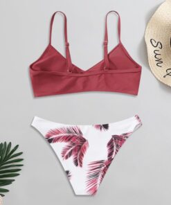 Bikini Women Swimwear Floral Random Print Bikini Set Push-Up Bikinis Sexy Biquini Swim Suit Female Beachwear Swimming