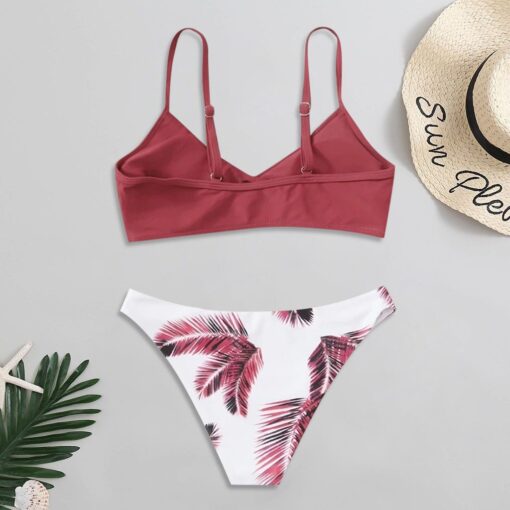 Bikini Women Swimwear Floral Random Print Bikini Set Push-Up Bikinis Sexy Biquini Swim Suit Female Beachwear Swimming