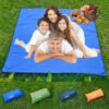 Pocket Beach Mat Picnic Tent Bedding Folding-cover Blanket Camping Sand-free Waterproof Beach Mat Blanket Outdoor Picnic Mat #3