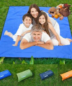 Pocket Beach Mat Picnic Tent Bedding Folding-cover Blanket Camping Sand-free Waterproof Beach Mat Blanket Outdoor Picnic Mat #3
