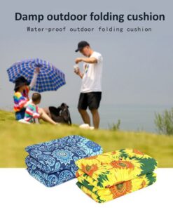 Outdoor Beach Picnic Folding Camping Mat Multiplayer Waterproof Sleeping Camping Pad Mat Moistureproof Beautiful Blanket