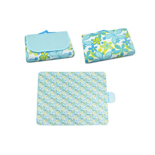 Portable Foldable Outdoor Camping Mat Widen Picnic Mat Plaid Beach Blanket Baby Multiplayer Mat Waterproof Beach Carpet