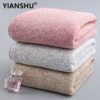 70x140cm Bamboo Charcoal Coral Velvet Bath Towel For Adult Soft Absorbent Microfiber Fabric Towel Household Bathroom Towel Sets