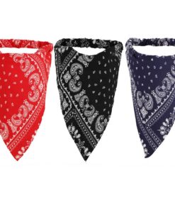 Fashion Women Girls Summer Bohemian Hair Bands Print Headbands Vintage Triangle Turban Bandage HairBands Hair Accessories