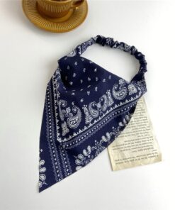 Fashion Women Girls Summer Bohemian Hair Bands Print Headbands Vintage Triangle Turban Bandage HairBands Hair Accessories