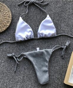 2019 New Ornaments Swimwear Women Sequins Diamond Bikini set Bathing Suit Sexy Push up Stones Straps Swimsuit Monokini Biquini