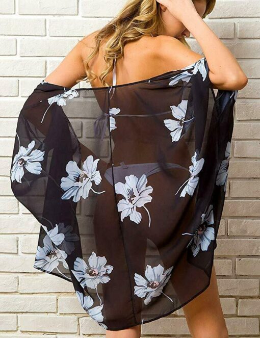 13 Styles Women Chiffon Kimono Beach Cardigan Bikini Cover Up Wrap Beachwear Dress