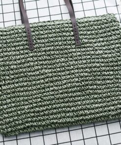 Qiaoduo Women Shoulder bag Summer Beach Bag Rattan Handmade Knitted Straw Large Capacity Bags Women Shoulder Bag Bohemia New