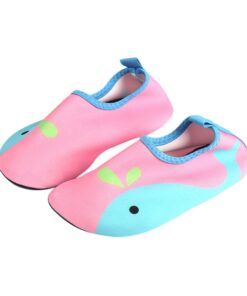 1 Pair Kids Cartoon Swim Shoes Boy Girl Anti Slip Socks Beach Pool Surfing Not Absorbing Water Lightweight Swimming Accessory