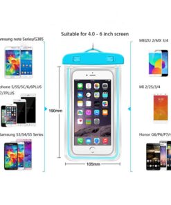 Waterproof Phone Pouch Drift Diving Swimming Bag Underwater Dry Bag Case Cover For Phone Water Sports Beach Pool Skiing 6 inch