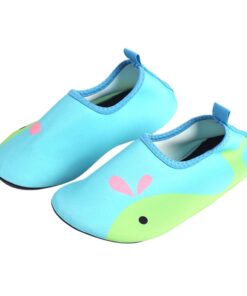 1 Pair Kids Cartoon Swim Shoes Boy Girl Anti Slip Socks Beach Pool Surfing Not Absorbing Water Lightweight Swimming Accessory