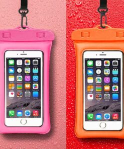 Runseeda 6Inch Floating Airbag Swimming Bag Waterproof Mobile Phone Pouch Cell Phone Case For Swim Diving Surfing Beach Use
