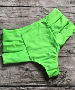 S-XL Wholesale High Waist Women Bikini Bottom Shorts Elactic Women Swimwear Bottoms 5 Color Bathing Suit Beachwear Thong Shorts