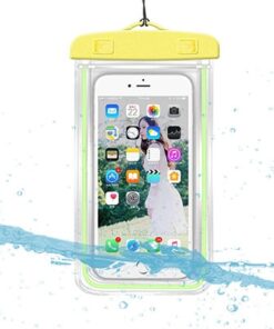 Waterproof Phone Pouch Drift Diving Swimming Bag Underwater Dry Bag Case Cover For Phone Water Sports Beach Pool Skiing 6 inch