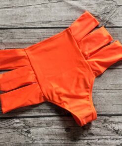 S-XL Wholesale High Waist Women Bikini Bottom Shorts Elactic Women Swimwear Bottoms 5 Color Bathing Suit Beachwear Thong Shorts