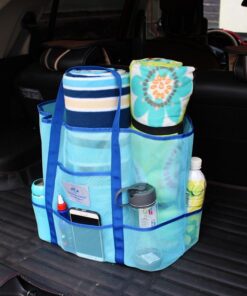2019 Newest Women Swimming Bag Beach Sand Free Storage Handbag Cosmetic Pouch Portable Foldable Mesh Bags For Toys Shoes Clothes
