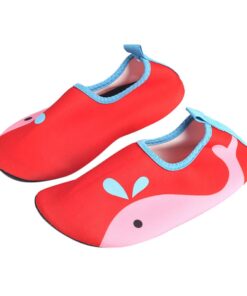 1 Pair Kids Cartoon Swim Shoes Boy Girl Anti Slip Socks Beach Pool Surfing Not Absorbing Water Lightweight Swimming Accessory