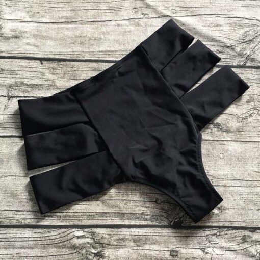 S-XL Wholesale High Waist Women Bikini Bottom Shorts Elactic Women Swimwear Bottoms 5 Color Bathing Suit Beachwear Thong Shorts