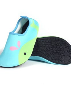 1 Pair Kids Cartoon Swim Shoes Boy Girl Anti Slip Socks Beach Pool Surfing Not Absorbing Water Lightweight Swimming Accessory