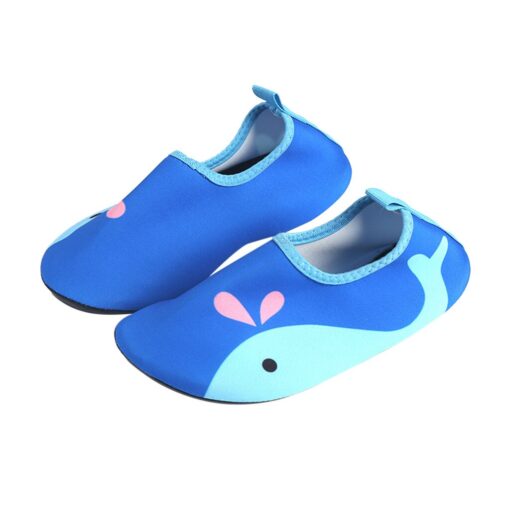 1 Pair Kids Cartoon Swim Shoes Boy Girl Anti Slip Socks Beach Pool Surfing Not Absorbing Water Lightweight Swimming Accessory