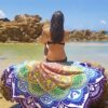 Beach Towel Tassel Yoga Mat Carpet Tapete Doormat Tapestry Indian Mandala Blankets Bathroom Carpet Camping Mattress