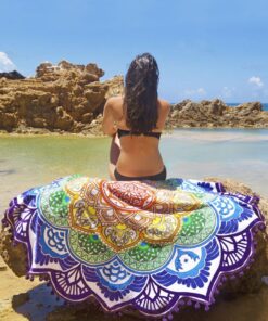 Beach Towel Tassel Yoga Mat Carpet Tapete Doormat Tapestry Indian Mandala Blankets Bathroom Carpet Camping Mattress