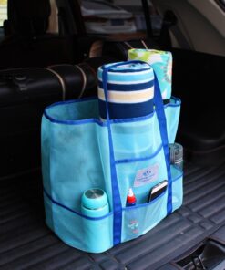 2019 Newest Women Swimming Bag Beach Sand Free Storage Handbag Cosmetic Pouch Portable Foldable Mesh Bags For Toys Shoes Clothes