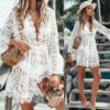 Women's Cover-ups Summer Lace Kimono Beach Bikini Covers Swimwear Beachwear