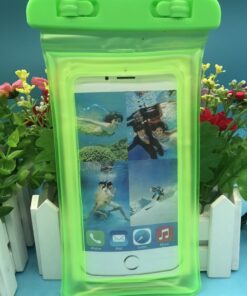 Runseeda 6Inch Floating Airbag Swimming Bag Waterproof Mobile Phone Pouch Cell Phone Case For Swim Diving Surfing Beach Use