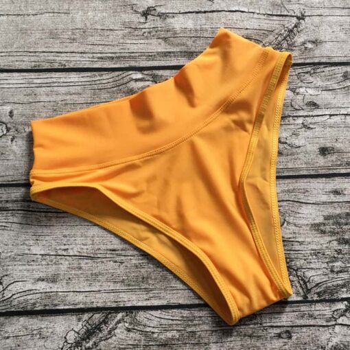 S-XL Wholesale High Waist Women Bikini Bottom Shorts Elactic Women Swimwear Bottoms 5 Color Bathing Suit Beachwear Thong Shorts