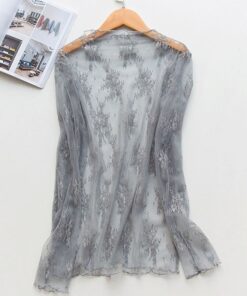TOKITIND Saida De Praia Beach Cover Up Pareo Playa Coverup Dress Vestido Livre Swimsuit Wear Swimwear White Lace Women Beachwear