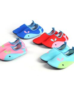 1 Pair Kids Cartoon Swim Shoes Boy Girl Anti Slip Socks Beach Pool Surfing Not Absorbing Water Lightweight Swimming Accessory